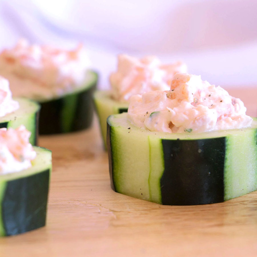 Smoked Salmon Pate with Cucumber