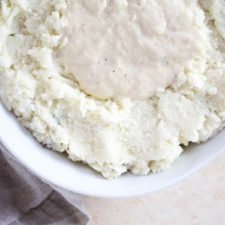 Rosemary Cauliflower Mash and Gravy-image
