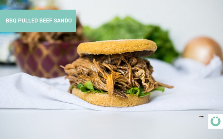 Pulled beef sandwich