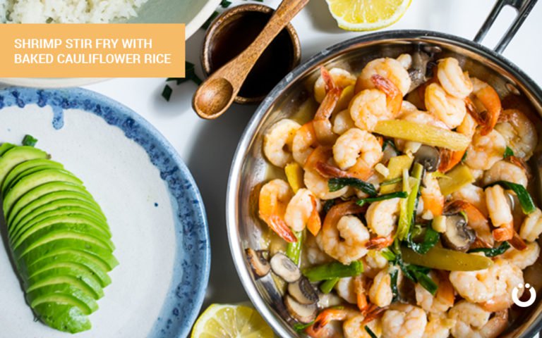 Keto lunch ideas: Shrimp stir-fry