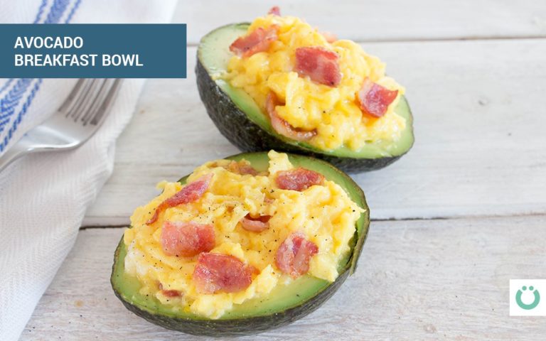 Keto lunch ideas: Avocado breakfast bowl