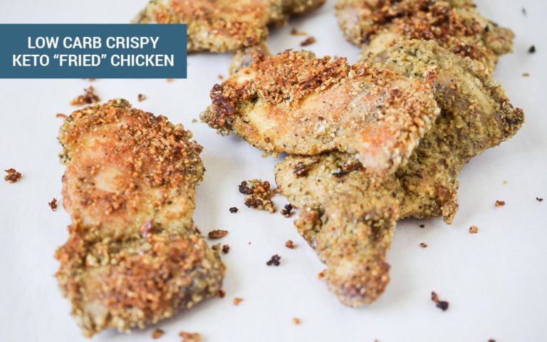 Keto lunch ideas: Keto "fried" chicken