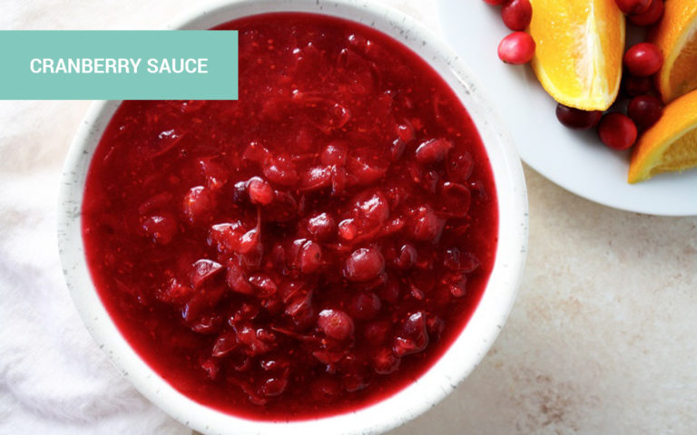 Keto cranberry sauce