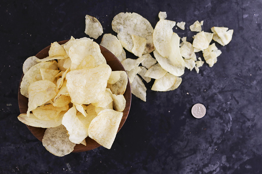 What does fat look like: Lay's potato chips