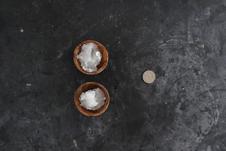 What does fat look like: Coconut oil