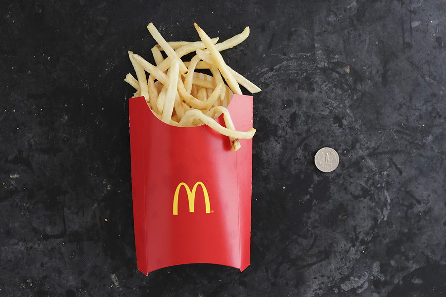 What does fat look like: McDonald's fries