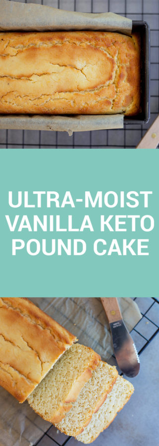 Vanilla keto pound cake