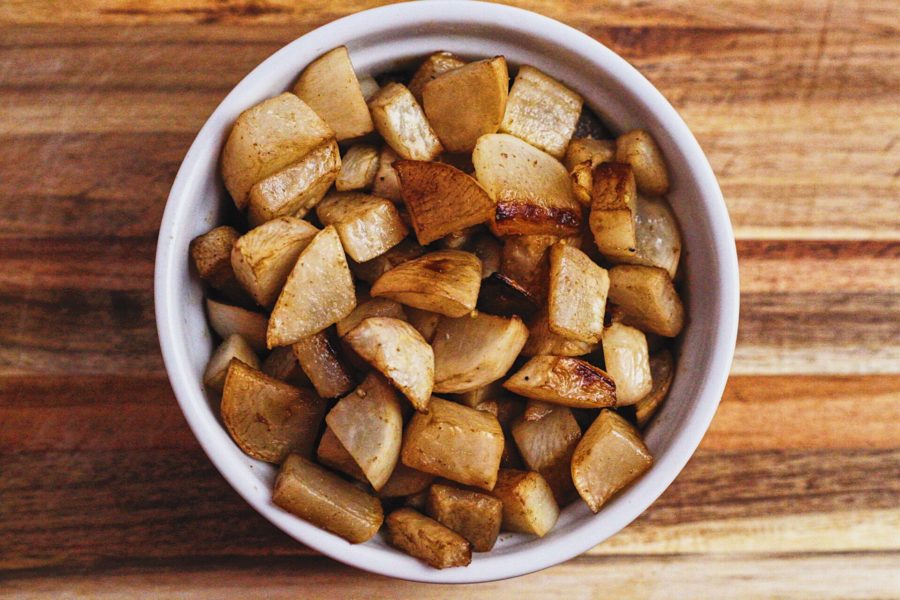 Balsamic Roasted Turnips