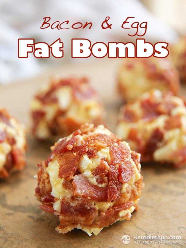 Bacon and eggs fat bombs