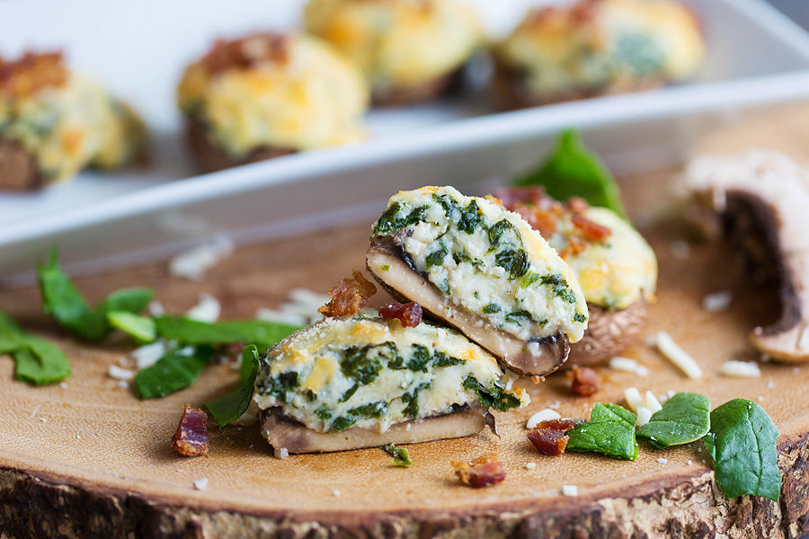 low carb stuffed mushrooms