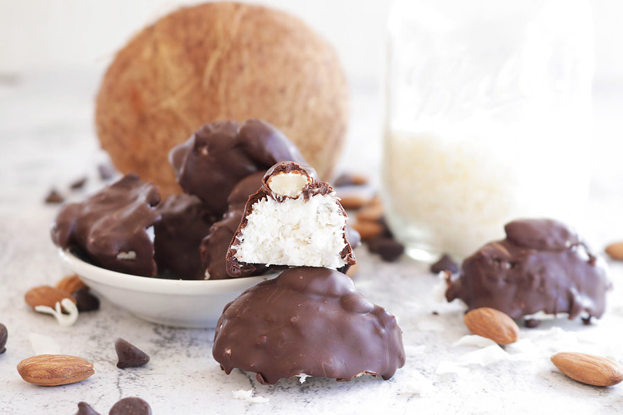 Almond joy fat bombs