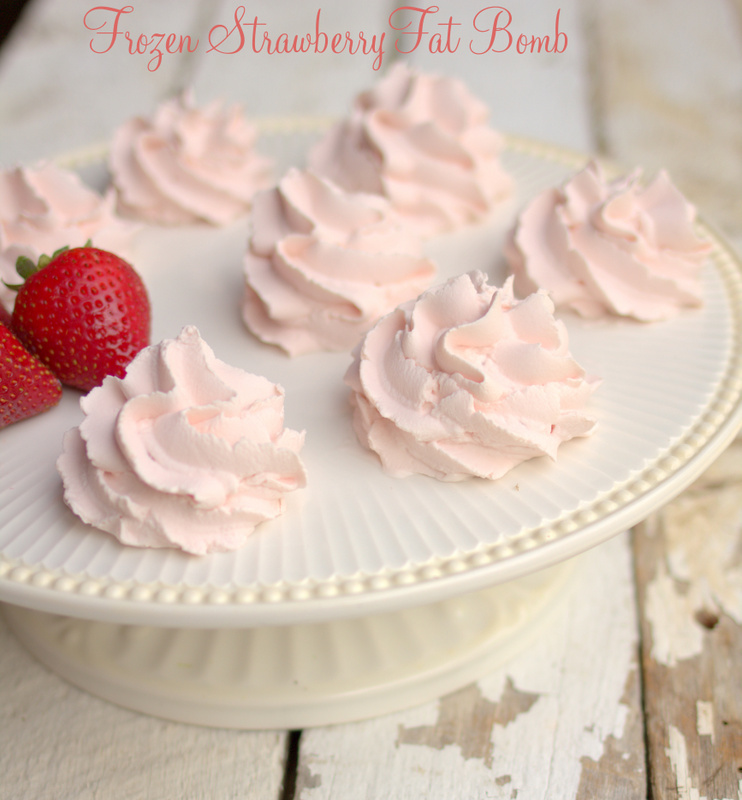 Strawberry low-carb fat bombs