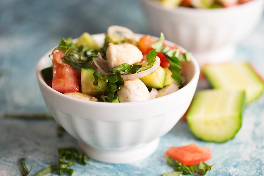 keto caprese salad