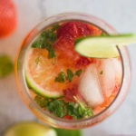 strawberry low carb mojito