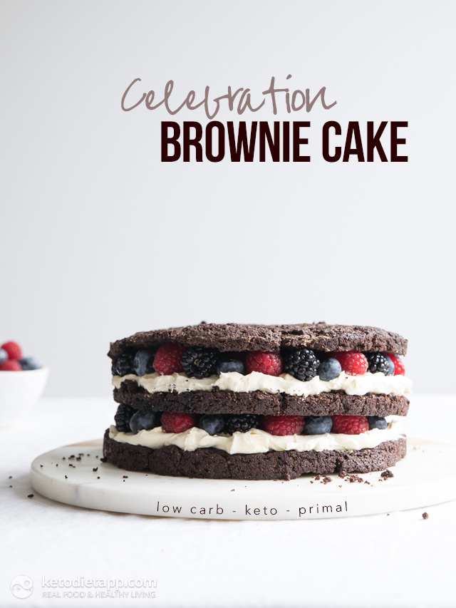 Celebration brownie keto cake recipe