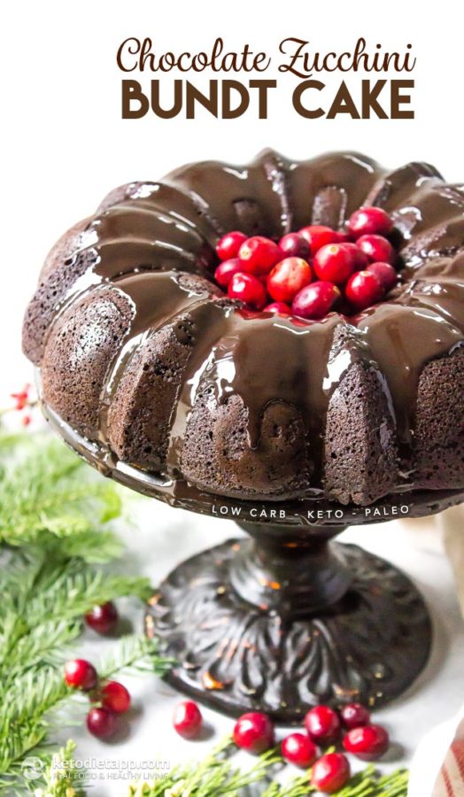 Chocolate keto bundt cake