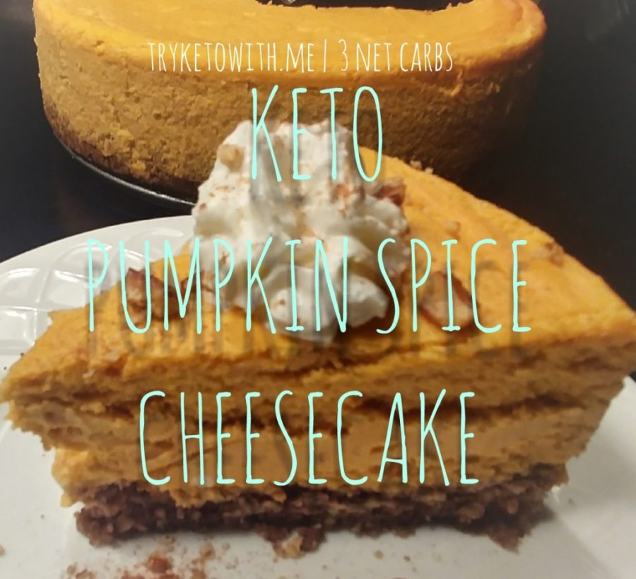 Keto pumpkin cheesecake