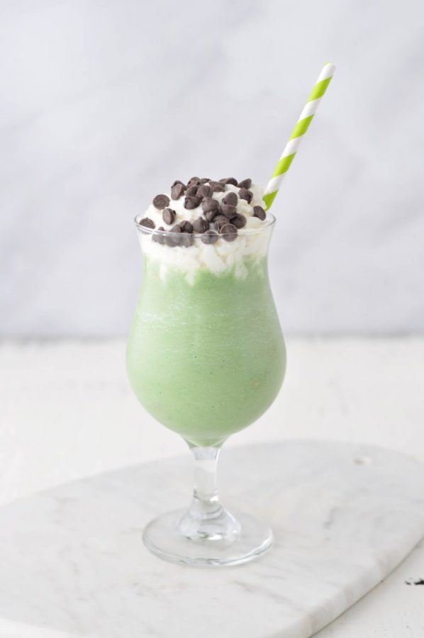 Keto smoothies: green mint