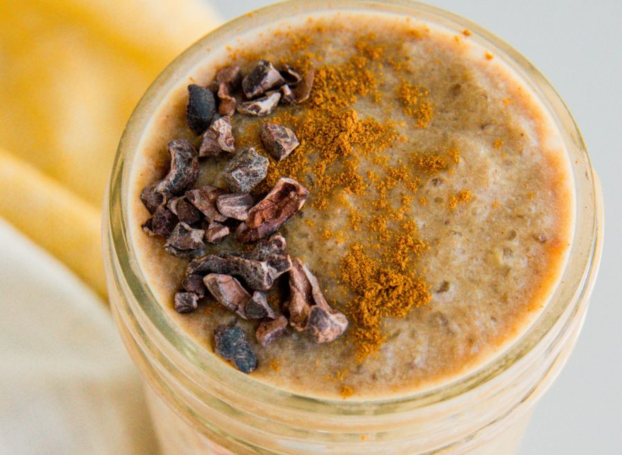 Keto smoothies: iced coffee flavor