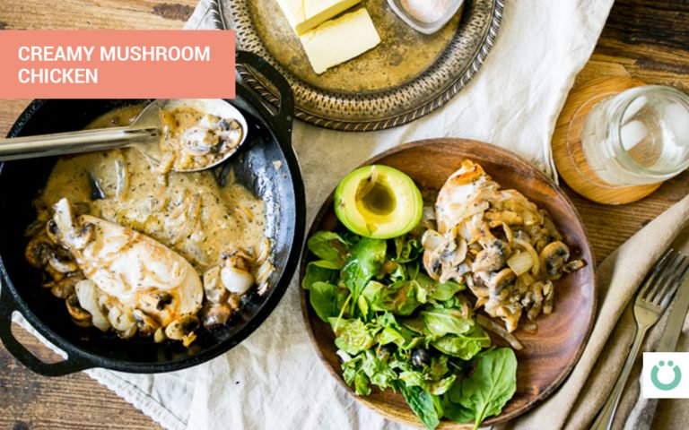 26 Keto Dinner Ideas to Give Your Friends Food Envy - Mushroom Chicken