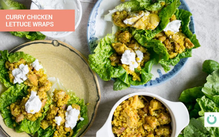 26 Keto Dinner Ideas to Give Your Friends Food Envy - Curry Chicken Lettuce Wraps