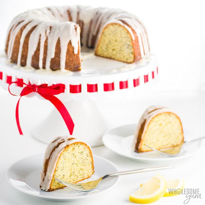 Keto cake recipe: Lemon poppy seed bundt cake