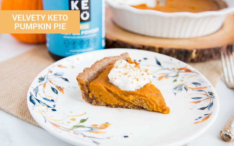 Velvety Keto Pumpkin Pie