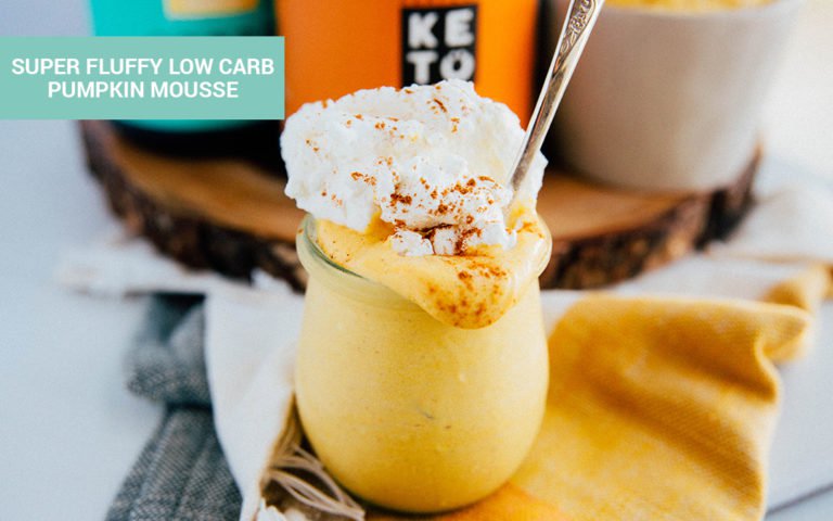 Super Fluffy Low-Carb Pumpkin Mousse