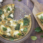 Spinach, Mushroom, and Goat Cheese Quiche