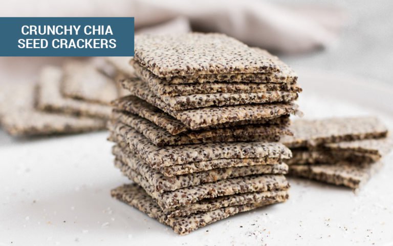 Crunchy Chia Seed Crackers