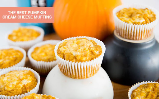 Pumpkin Cream Cheese Muffins