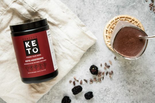 Nootropic Berry Chocolate Protein Smoothie