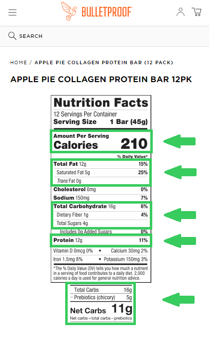 Low Carb Protein Bars: Bulletproof