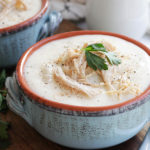 Creamy keto chicken soup