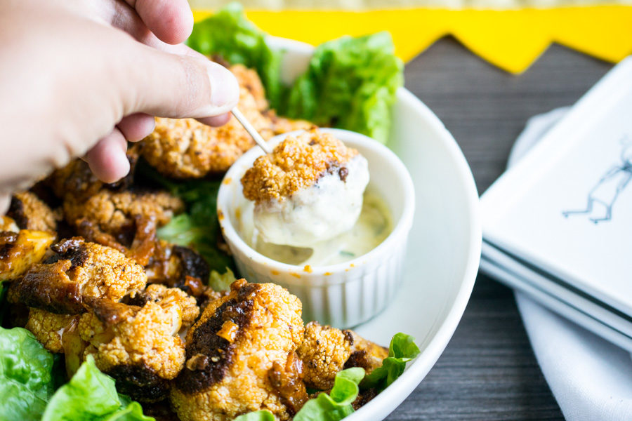 Brown butter buffalo bites