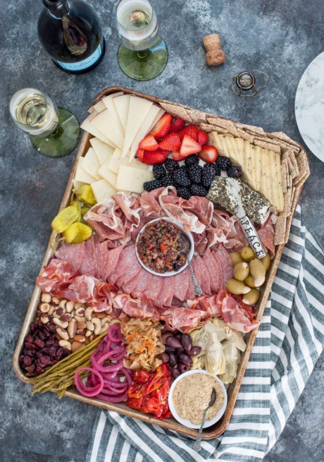 Keto appetizers: Charcuterie