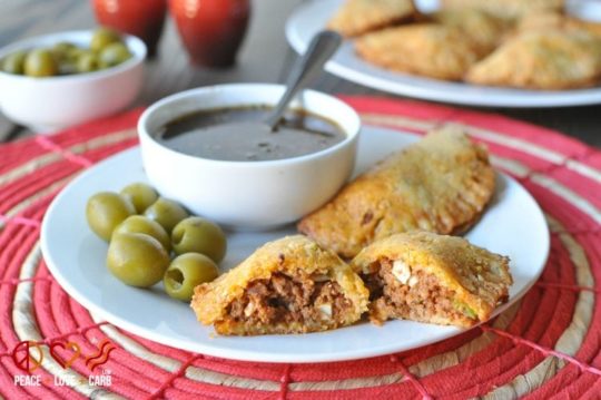 Keto appetizers: empanadas