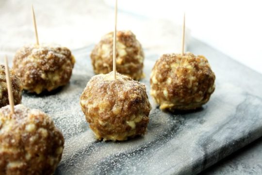 Keto appetizers: meatballs