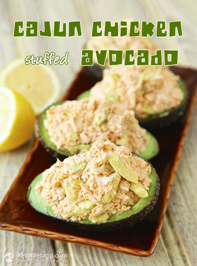 Cajun Chicken Stuffed Avocado Recipe