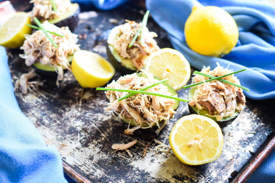 Lemon Chicken Avocado Boats