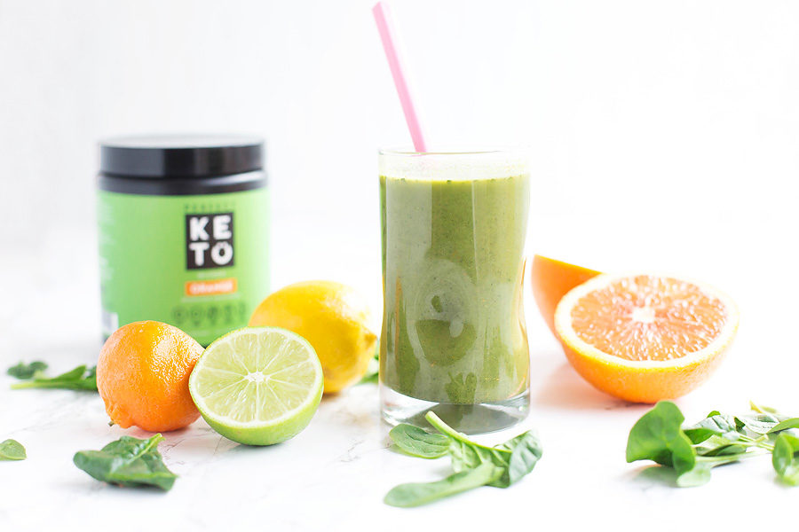 st patricks day keto green smoothie