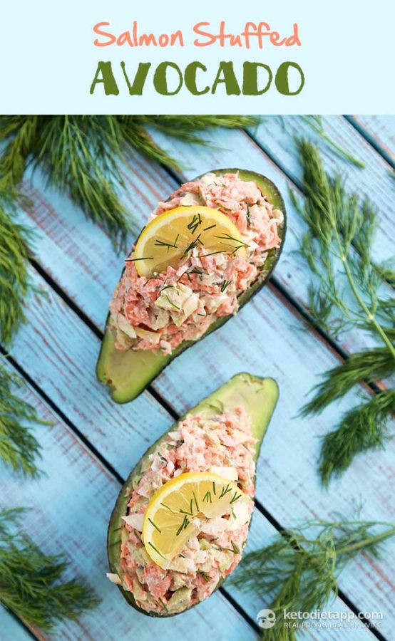 Salmon Stuffed Avocado