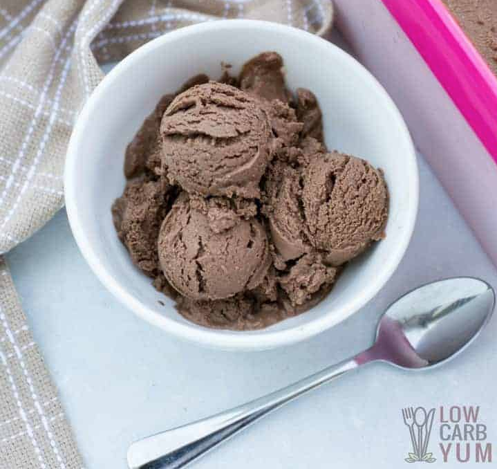 Dairy-Free Keto Chocolate Avocado Ice Cream