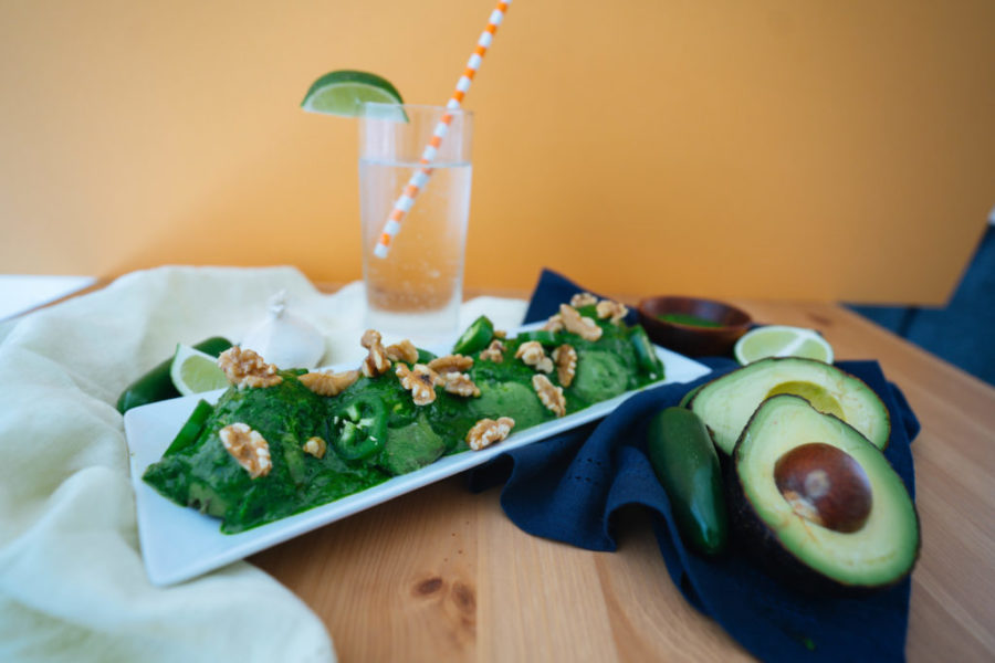 Jalapeno and Cilantro Avocado Appetizer