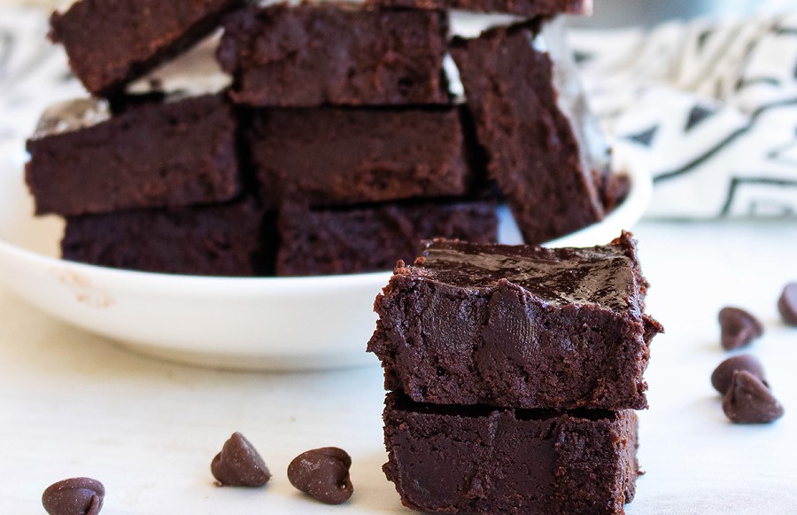 Triple Chocolate Fudge Protein Brownies Perfect Keto