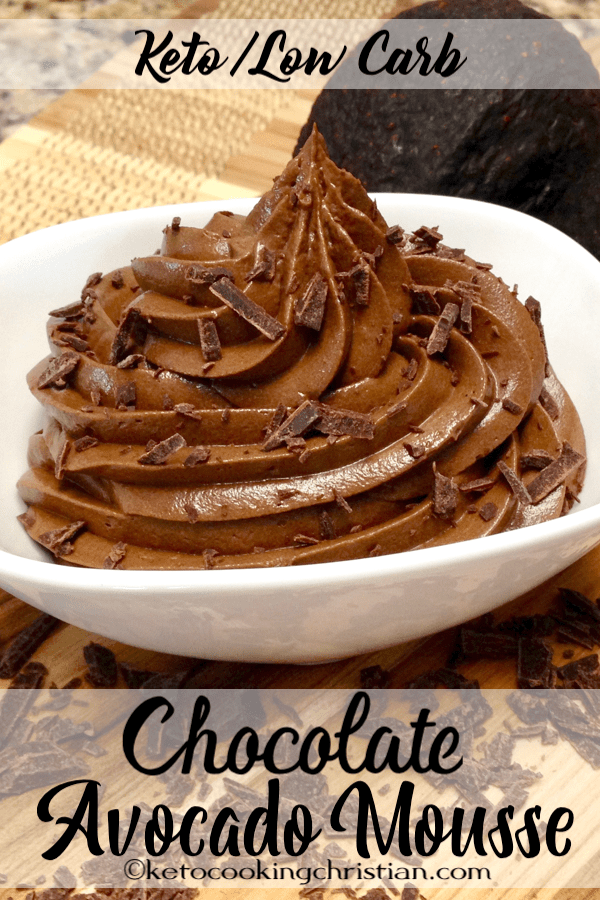 Silky Chocolate Avocado Mousse