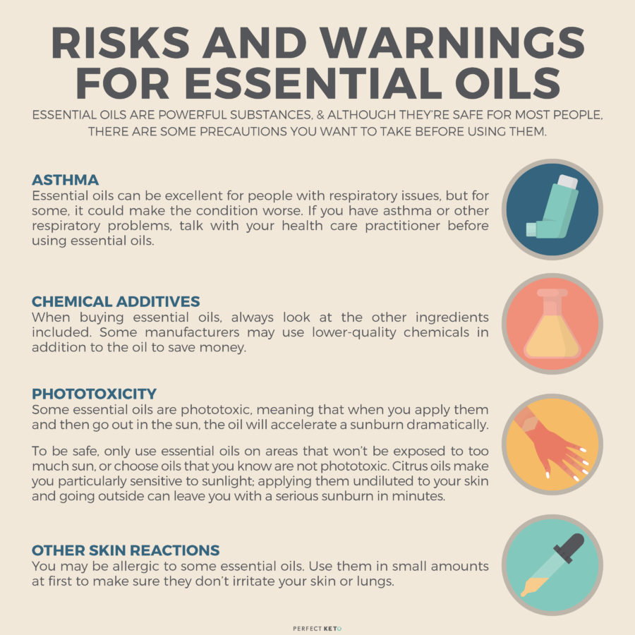 risks and warnings for essential oils