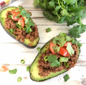 Stuffed Avocado Taco Bowls