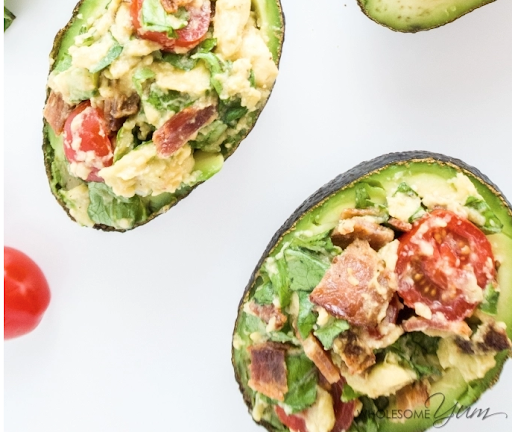 BLT Stuffed Avocado