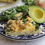 Onion and Kale Frittata